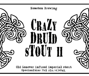Crazy Druïd Stout II (Old Genever infused)