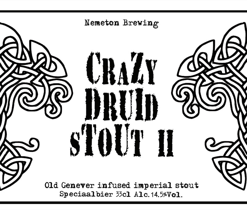 Crazy Druïd Stout II (Old Genever infused)