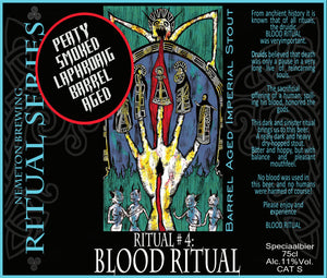 Ritual #4: Blood Ritual Laphroaig BA  (Imperial Stout) 33cl
