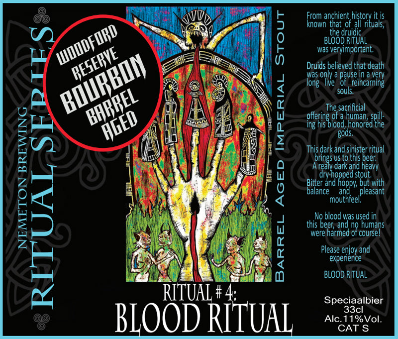 Ritual #4: BLOOD RITUAL Woodford Reserve Bourbon Barrel Aged (2023) 33cl