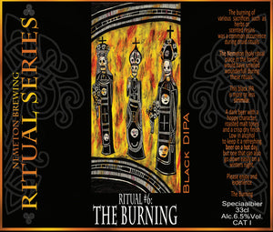Ritual #6: The Burning (Black DIPA)