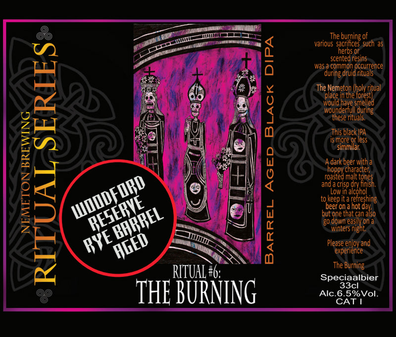 Ritual #6: The Burning Woodford Reserve Rye barrel aged (Black DIPA)